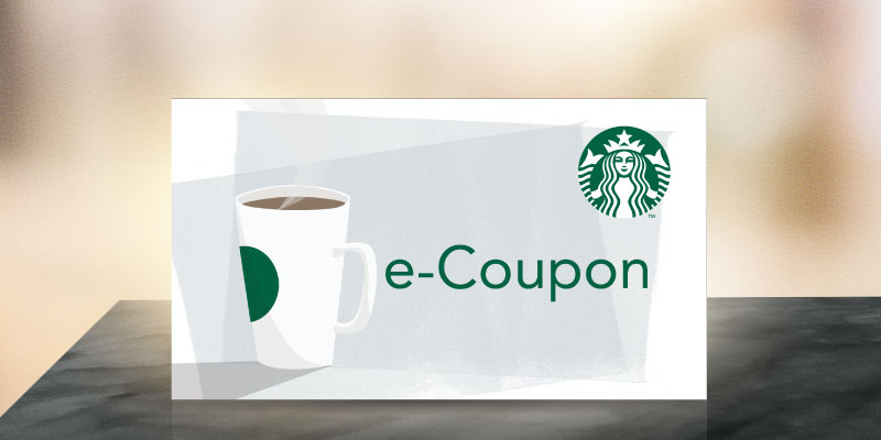 200 พอยต์ แลกรับ Starbucks e-Coupon มูลค่า 100 บาท
