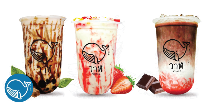 ส่วนลด 5 บาท เมื่อซื้อเครื่องดื่มครบ 40 บาท ที่วาฬชานม คลองจั่น