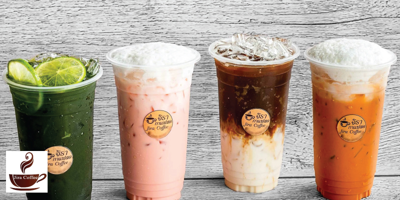 รับฟรี ขนมปังปิ้ง 1 ชิ้น เมื่อซื้อครบ 199 บาท ที่ร้านจิรา กาแฟสด จ.ลำปาง