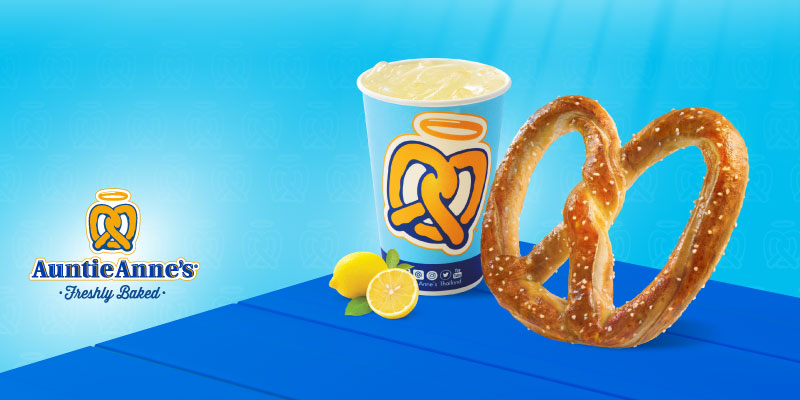 160 พอยต์ รับฟรี Savory Pretzel พร้อม Lemonade 16 ออนซ์