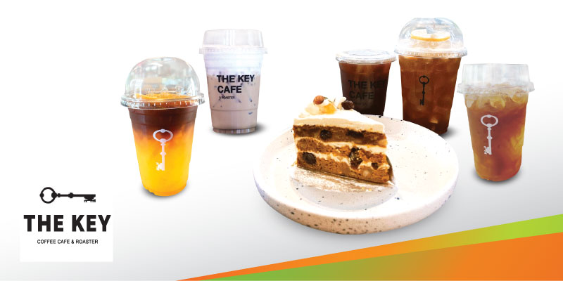 ส่วนลด 10% เมื่อทานครบ 300 บาทขึ้นไป ที่ The Key Cafe จ.พิษณุโลก