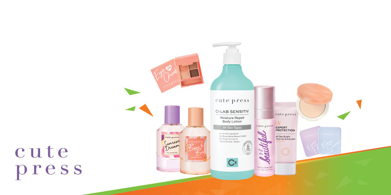 ใช้พอยท์ แลกซื้อสินค้า Cute Press ราคาปกติ 3 ชิ้น ฟรี 2 ชิ้น