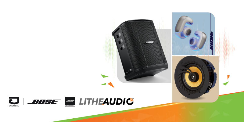 รับส่วนลด 10% เมื่อซื้อสินค้า BOSE และ LITHE AUDIO เฉพาะรุ่นที่ร่วมรายการเท่านั้น