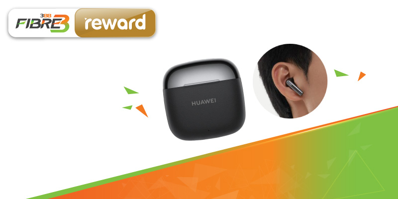 หูฟังไร้สายหัวเว่ยสีดำFreebuds SE3